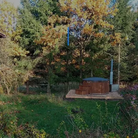 Дом отдыха Lesna Z Jacuzzi - Odludzie, Ogrod, Cisza